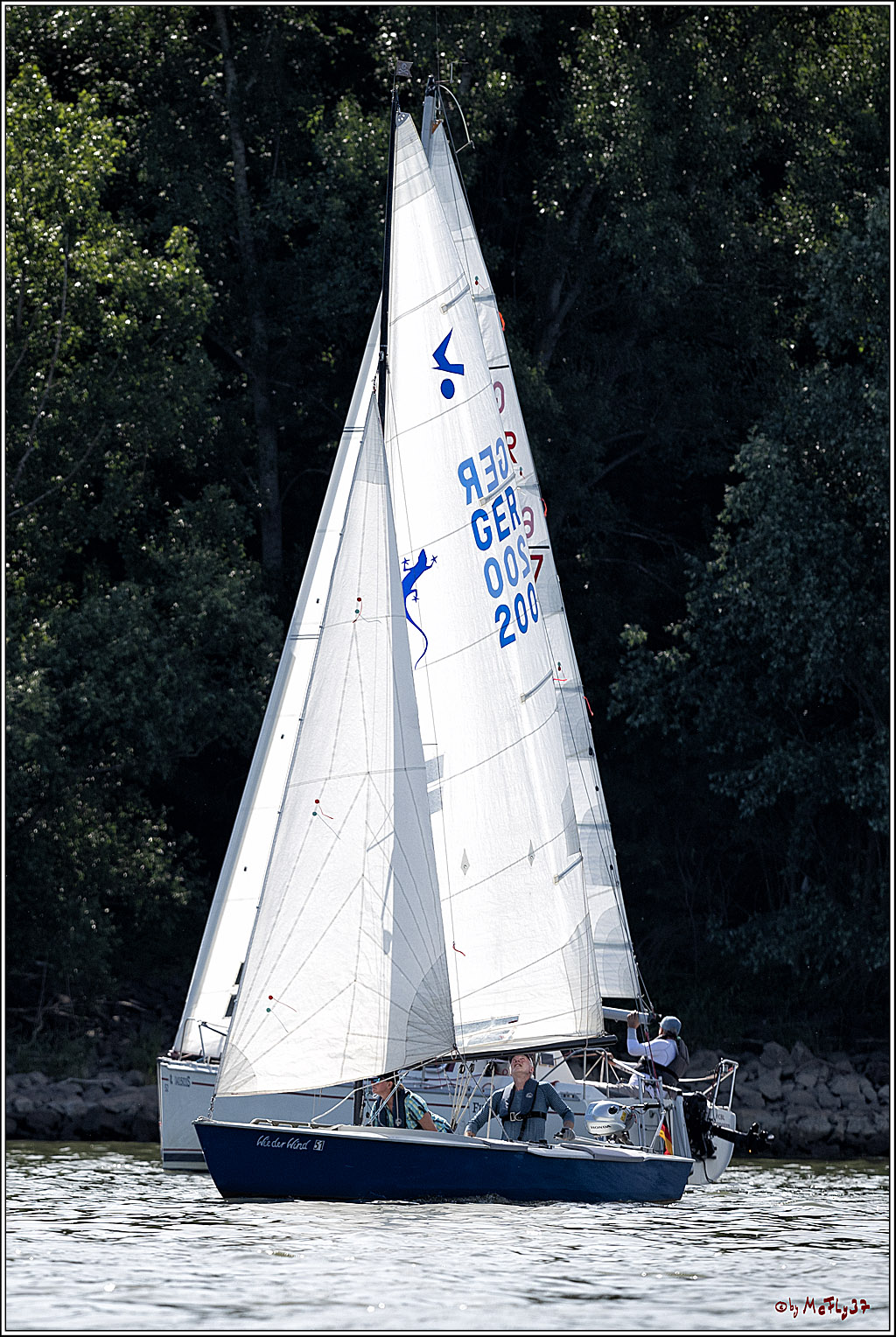 100 Jahre Rheinwoche 2022 - 1. Wettfahrt Porz - Hitdorf, 03.06.2022,